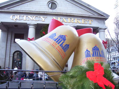 Quincy Market Place during Holidays