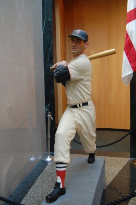 Ted Williams sculpture at Baseball Hall of Fame