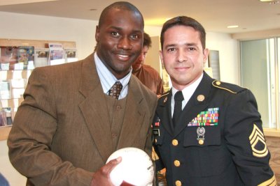 Mickey Figueroa and the NFL Alumni