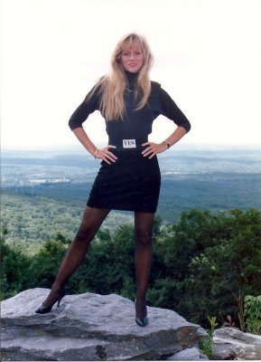 On top of the mountain