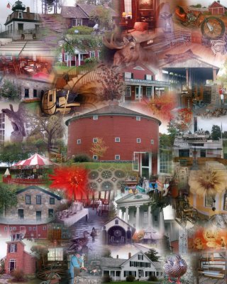 Shelburne Museum collage