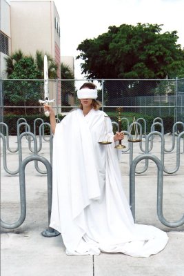 Brianna as Lady Justice
