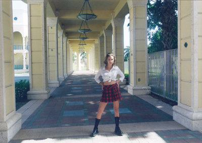 Brianna as school girl