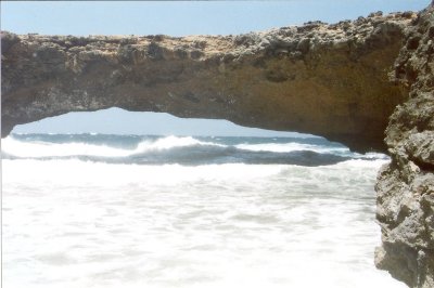 Natural Bridge in Arube