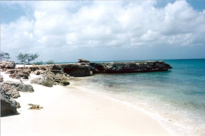 The beach on Aruba