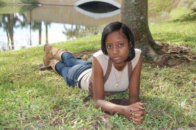 Laying Outside