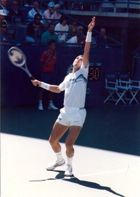 Ivan Lendl's serve