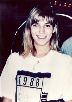 Debbie Gibson wearing Gagnon shirt