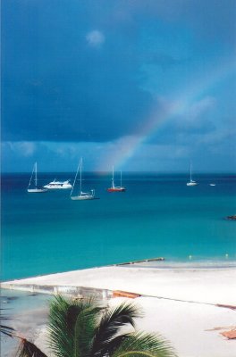 Rainbow Image of the bay