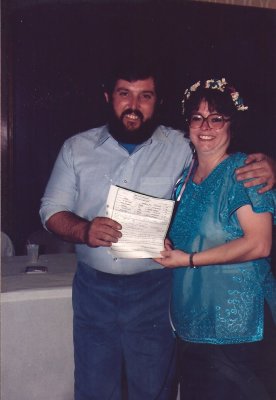 Penny and new husband