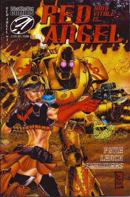 Red Angel comic book cover