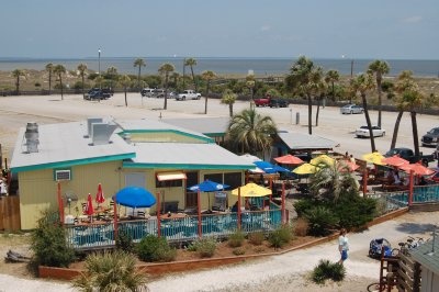 View of the restaurant I ate at