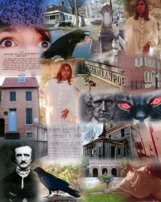 Edgar Allan Poe collage