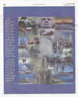 Our Town News published art piece