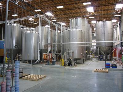 fermenters and bright tanks