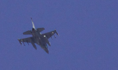 F16 intercepting small air plane