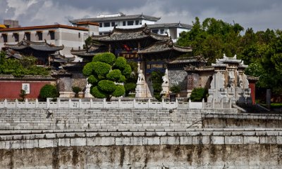 The enormous Confucius temple
