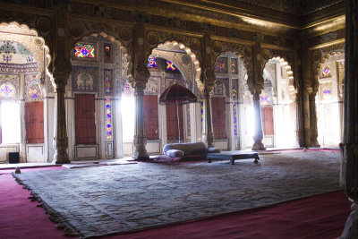 The Maharaja's sitting room.