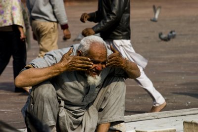 Cleaning before prayer