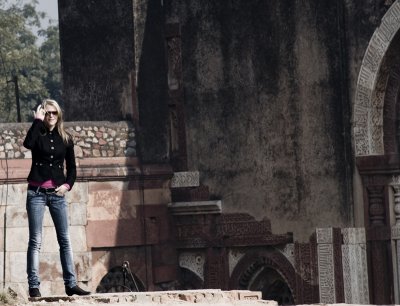 I was so enthralled with this wall, and then this blonde walked into the frame. Ruined a perfectly good shot.