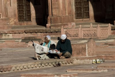 First we went to Fatepur Sikri. This was at the mosque