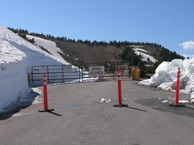 IMG_3511 One of the Crater Lake roads closed