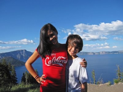 IMG_4939 Two at crater lake