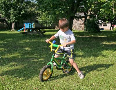 Learning to ride the bike