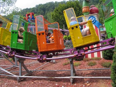 'Little' Veggie tale rollar coaster