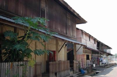 Old wooden houses around Kuala Besut