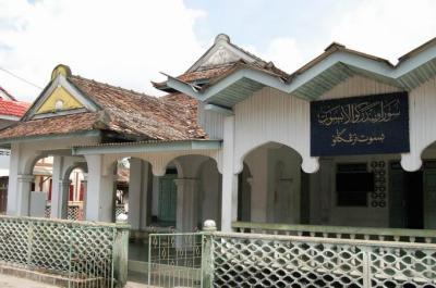 An uniquely built mosque at Kuala Besut town