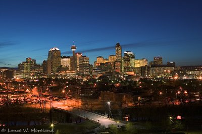 Calgary Skyline Night