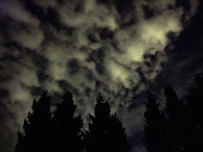 Cloudy Night Sky