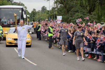 The Olympic Torch at Dunchurch