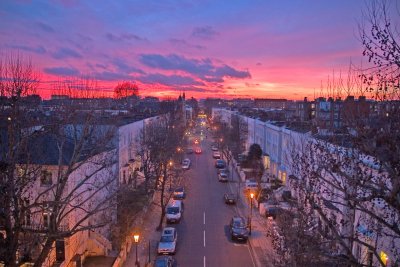 January sky over London