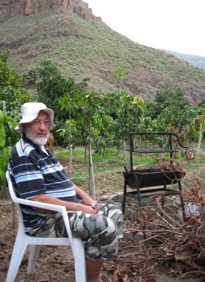 Dad on the his finca