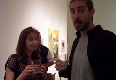 boozin'n'schmoozin - Venice art gallery