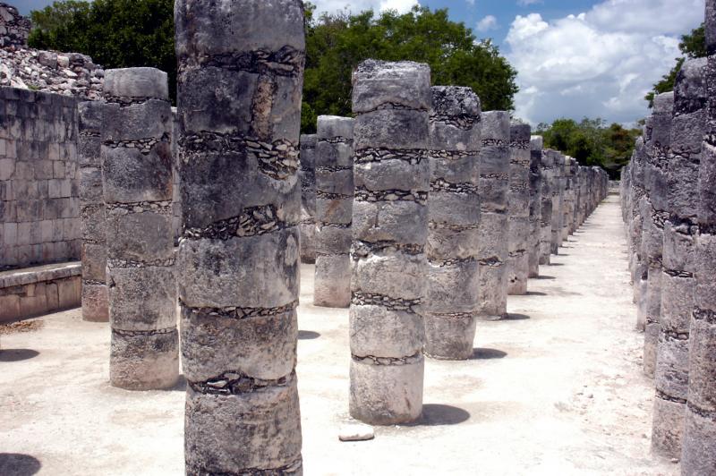 Warriors Temple columns 6537