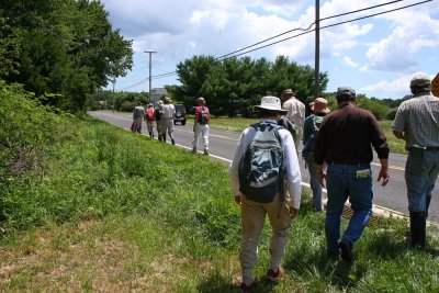 Part of a large group of Philadelphia Botanical Club/Torrey Botanical Society members.