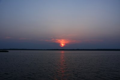 Sunset over Jarvis Sound