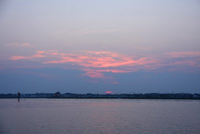 Sunset over Jarvis Sound