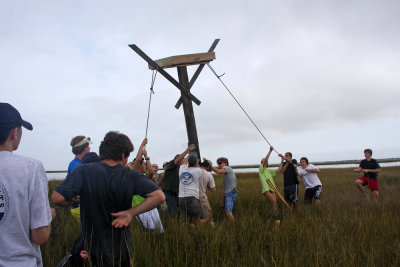 Installation of Osprey Platform-Sedge Island