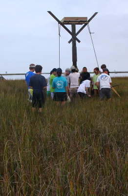 Installation of Osprey Platform-Sedge Island