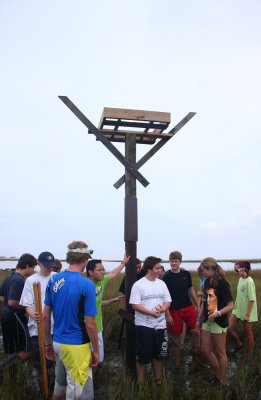 Installation of Osprey Platform-Sedge Island