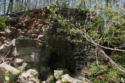 Old lime kiln in the woods