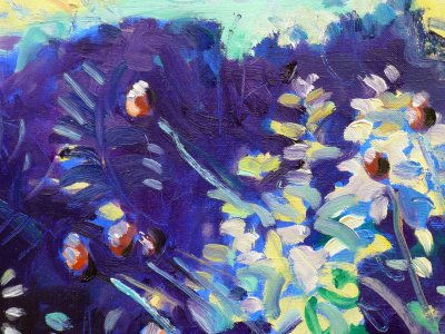 Alliums Under the Beech detail