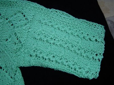 #96 aqua summer sweater