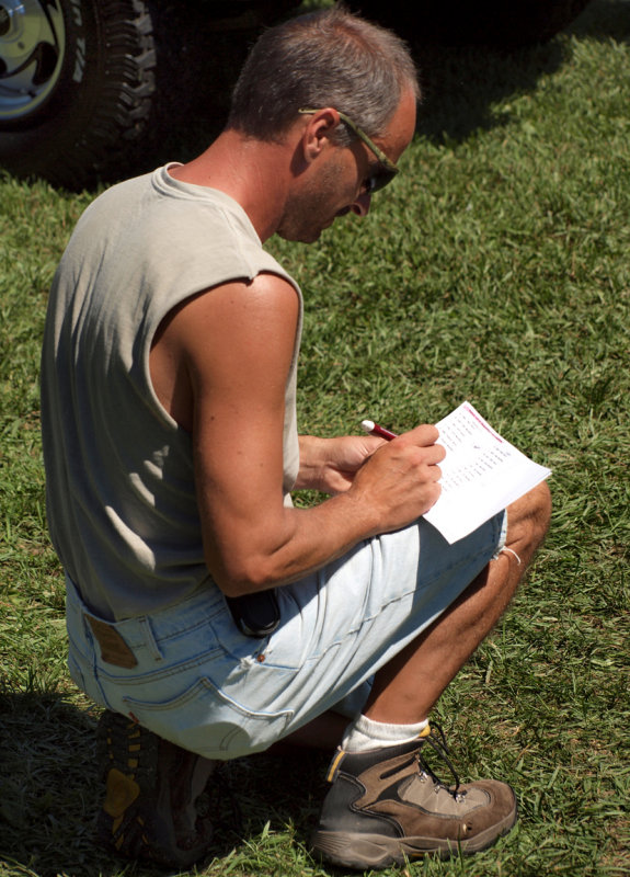 One Of The Judges Judging.