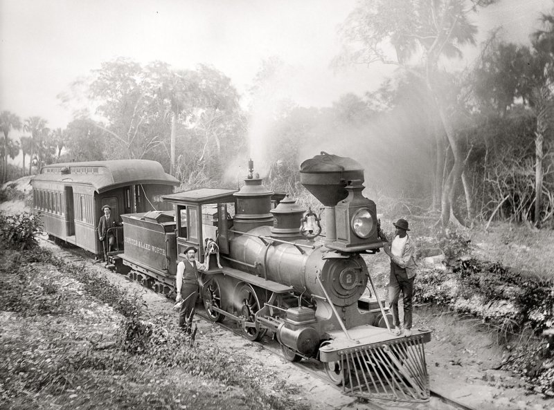 Florida 1896...Jupiter & Lake Worth Railroad