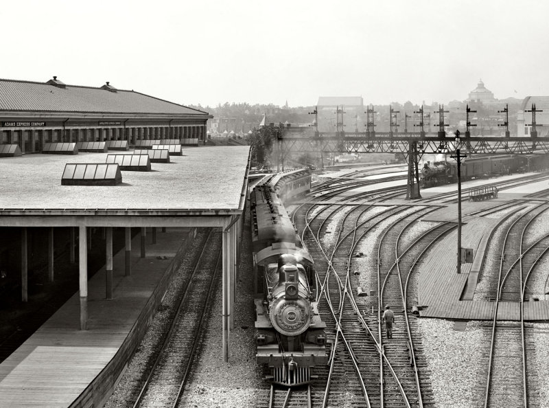 Washington D.C...1909...The Switch Yards At Union Station